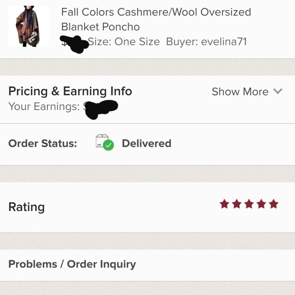 RESTOCK NWT Fall Colors Autumn Blanket Poncho Coat - Picture 8 of 8